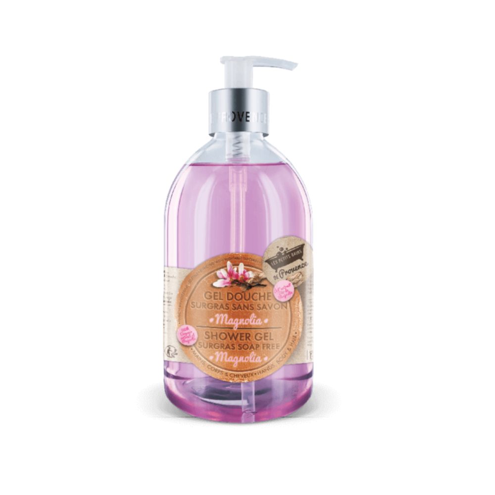 Gel sprchový surgras bez mydla Magnolia – Les Petits Bains de Provence Sprchové oleje Provencearomatik