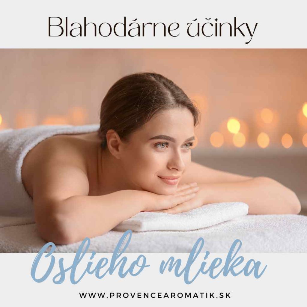 Oslie mlieko kozmetika a jej účinky